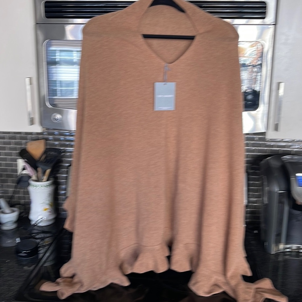 100%Cashmere poncho